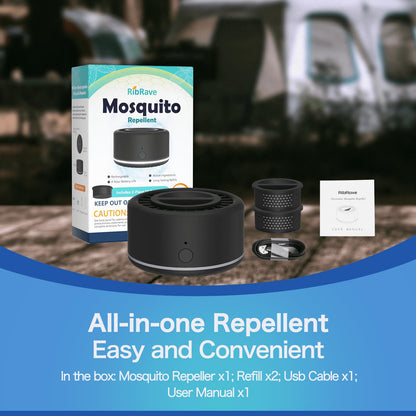 Rechargeable Mosquito Repeller Outdoor Patio Bug Insect Repellent Indoor RibRaveBuy Supplements Australia