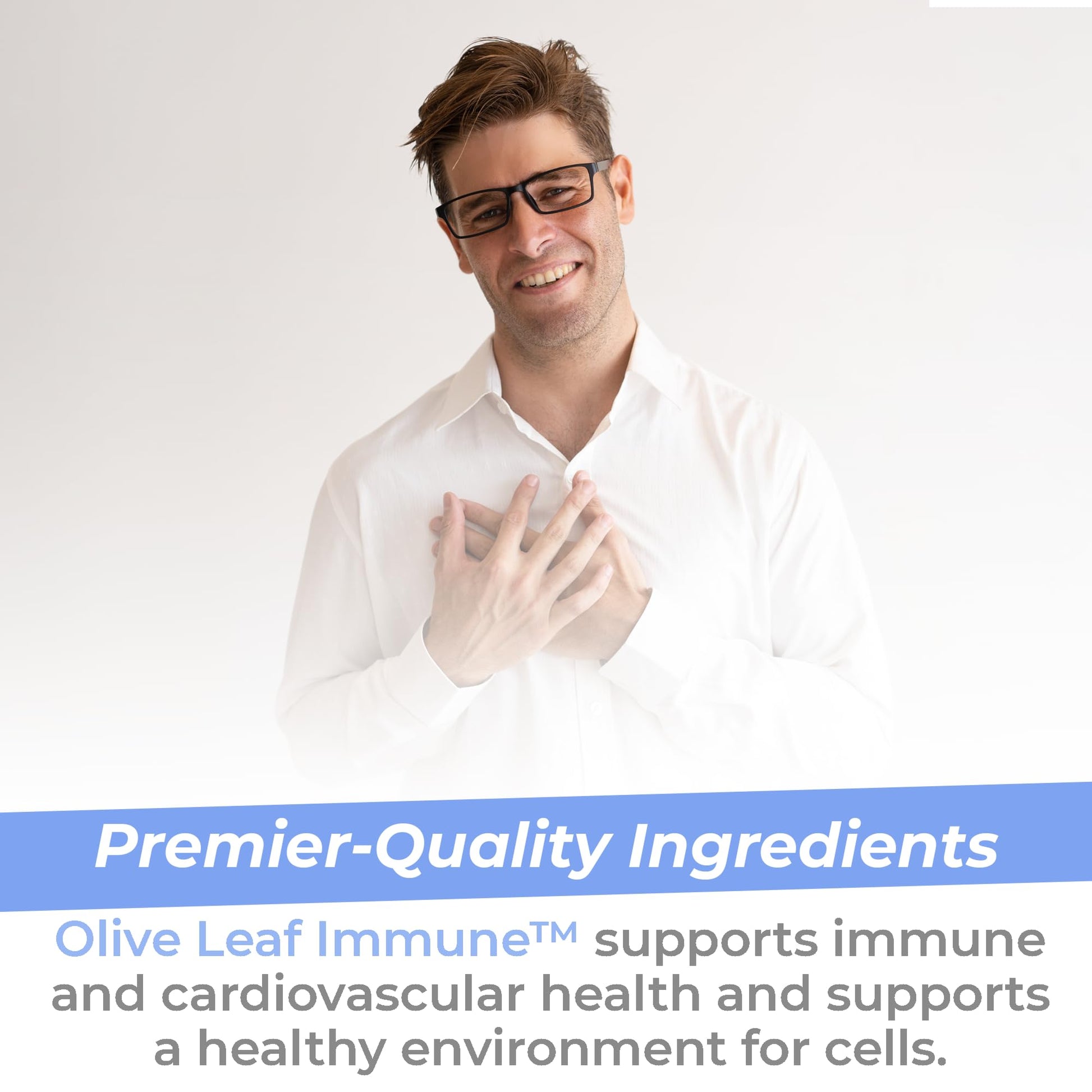 Premier Research Labs Olive Leaf Immune - Olive Leaf Extract Capsules, The Olive Leaf Pills with Phytonutrient Oleuropeinm, Herbal Supplement for Immune & Heart Health Support - 60 Vegetarian Capsules Premier Research LabsBuy Supplements Australia