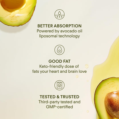Sunny Within - Liposomal Glutathione Supplement NAD+ Longevity Mix w/Liquid NAD+, CoQ10, B12, MCT & Avocado Oil – Cellular Health, Energy, Brain, Gut & Heart Support* – Strawberry Lime – 30 Pouches Sunny WithinBuy Supplements Australia