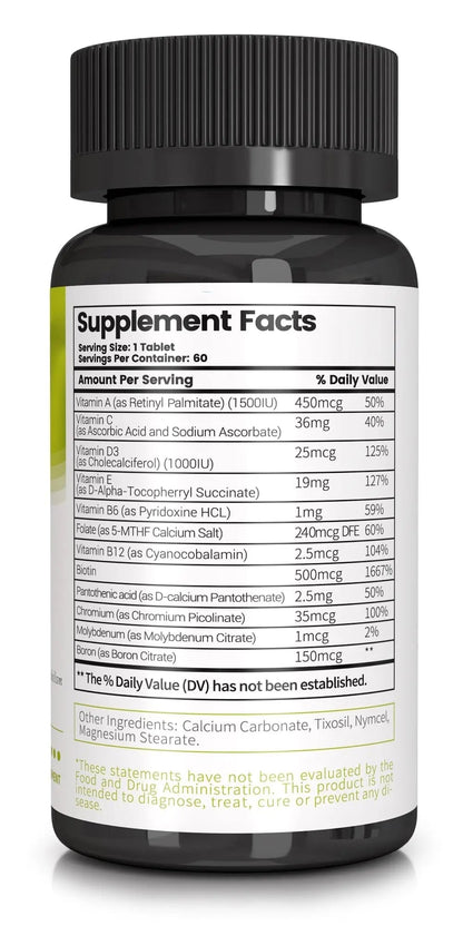 Losoki Adult Multi Vitamins - Comprehensive Daily Multivitamin Supplement for Men and Women - 60 Tablets for Enhanced Energy LosokiBuy Supplements Australia