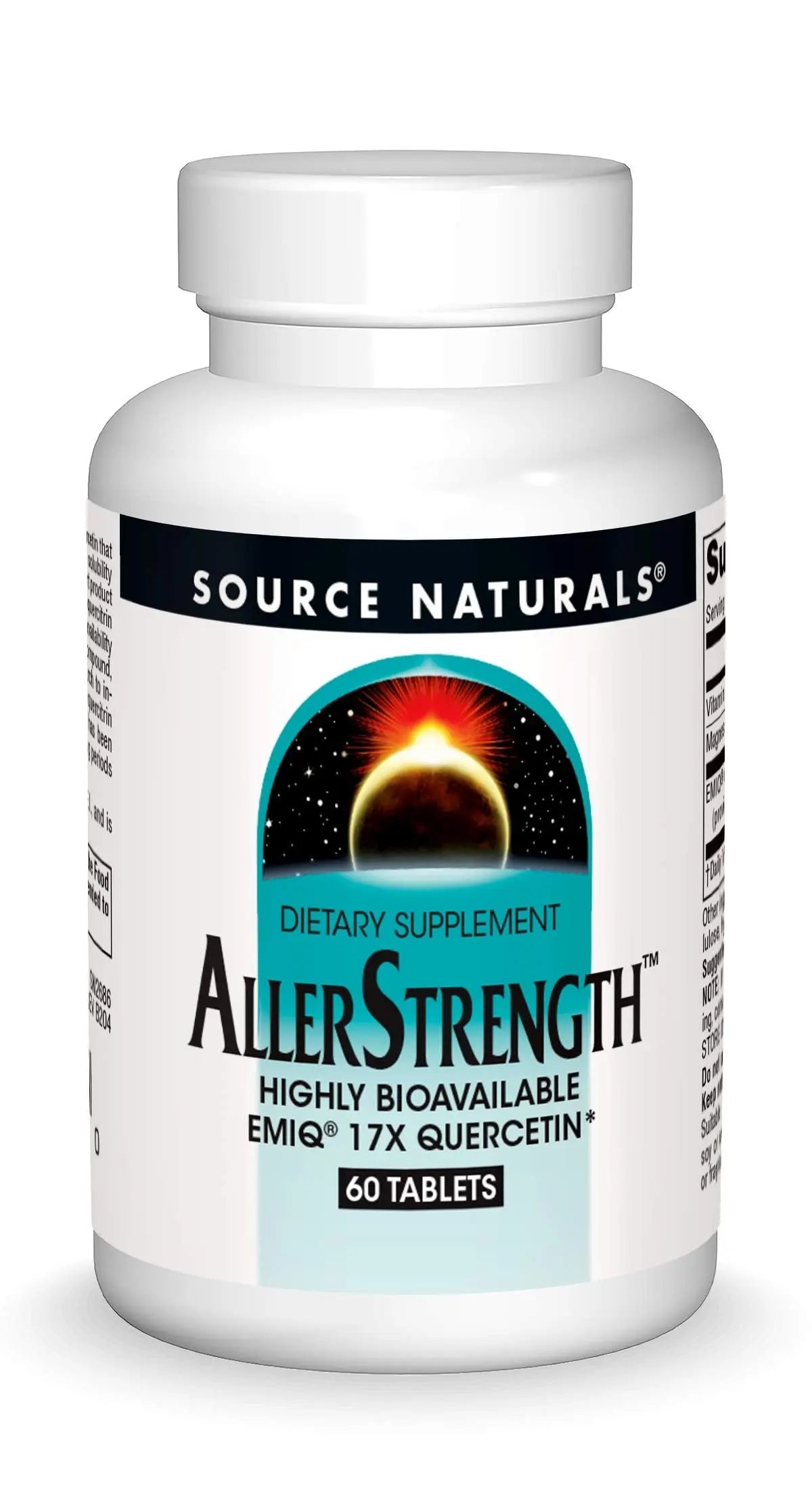 Source Naturals AllerStrength Fast-Acting Seasonal Immune Support - Highly Bioavailable Quercetin* - 60 Tablets Source NaturalsBuy Supplements Australia