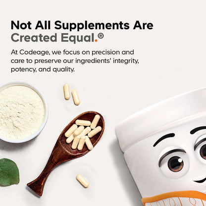 Codeage E-Sport Vitamins+ Citicoline Cognizin, Bacopa Monnieri Supplement, Multivitamins, Astaxanthin, L-Theanine, Ginkgo Biloba, Acetyl-L-Tyrosine, Huperzine A,