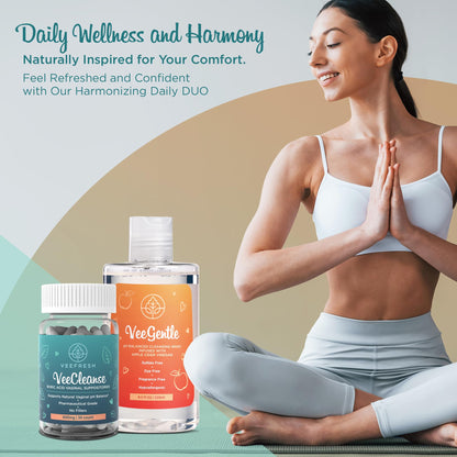 VeePower Lite - Vaginal Health Bundle - Control and Prevent Vaginal Odor - Includes VeeGentle VeeFreshBuy Supplements Australia