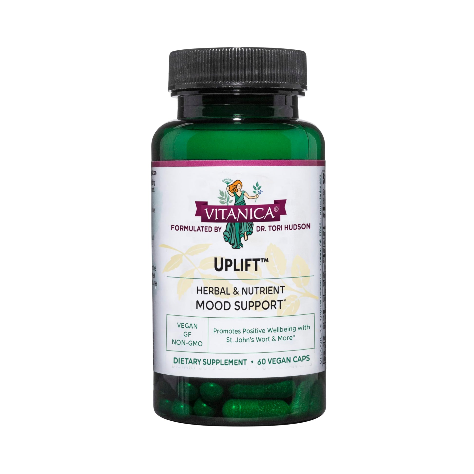 Vitanica Uplift, Mood and Emotional Support, Vegan, 60 Capsules VitanicaBuy Supplements Australia