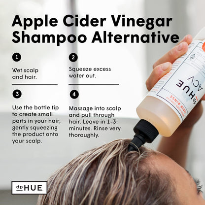 dpHUE Apple Cider Vinegar Hair Rinse, 20 oz - Shampoo Alternative & Scalp Cleanser dpHUEBuy Supplements Australia