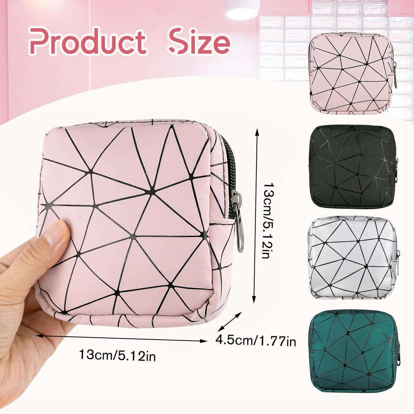 Sanitary Napkin Storage Bags 4PCS Menstrual Cup Pouches Nursing Pad Holder Tampon Bags BisanzoyaBuy Supplements Australia
