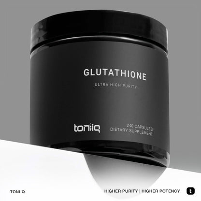 Toniiq Ultra High Strength Glutathione Capsules - 1000mg Concentrated Formula - 98%+ ToniiqBuy Supplements Australia