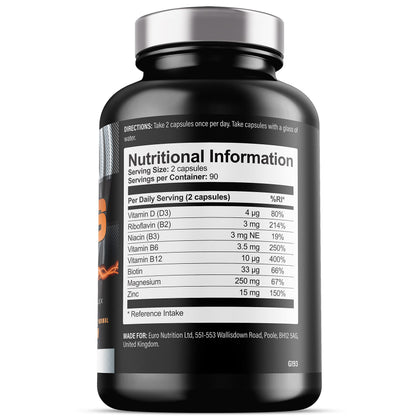 ZM6 - High Strength Zinc Magnesium Supplement - Zinc and Magnesium Tablets Iron Labs NutritionBuy Supplements Australia