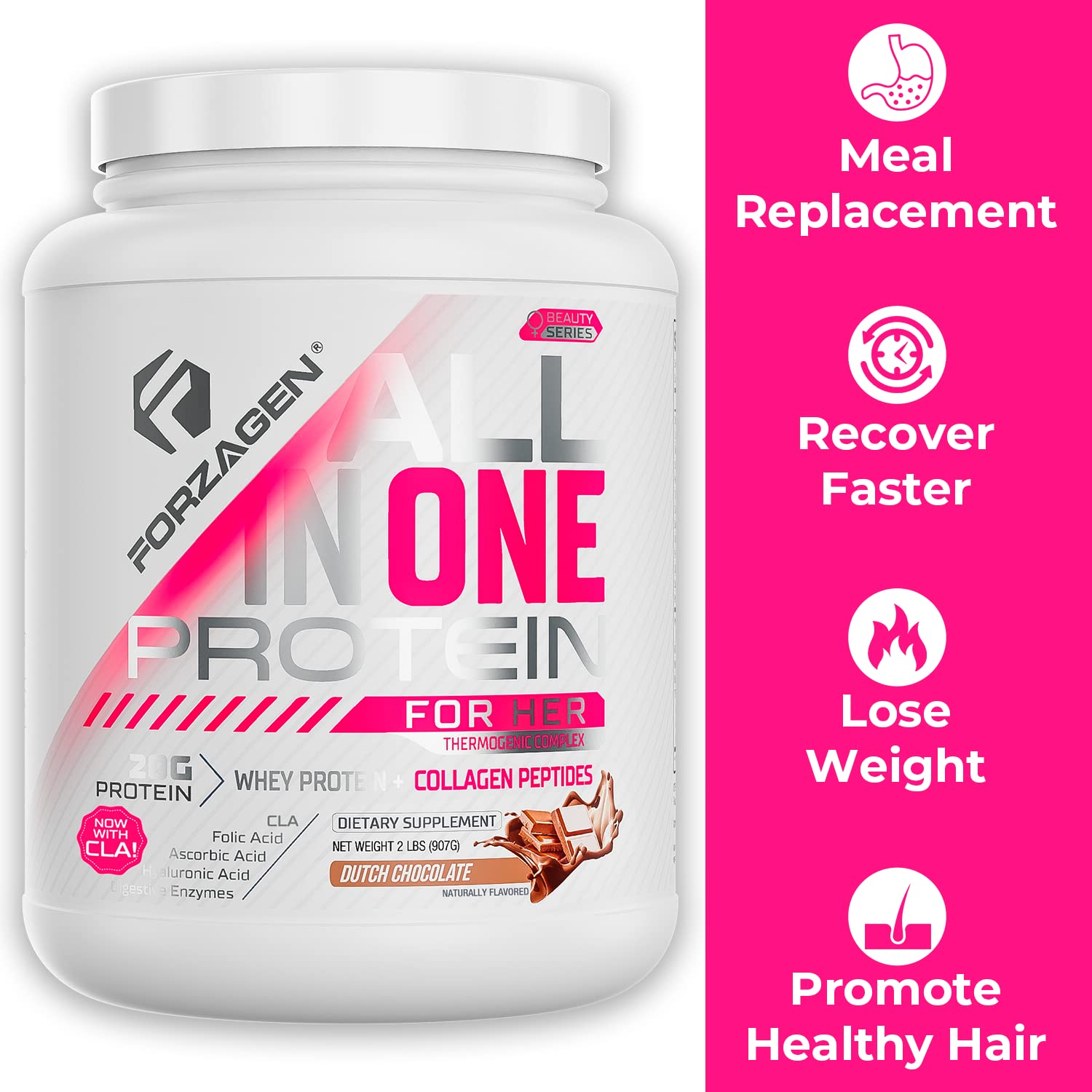 Forzagen Protein Powder for Women - Protein Shake With Collagen Powder for Women ForzagenBuy Supplements Australia