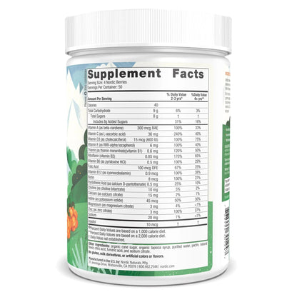 Nordic Naturals Nordic Berries, Citrus - 200 Gummy Berries - Great-Tasting Multivitamin for Ages 2+ - Growth, Development Nordic NaturalsBuy Supplements Australia