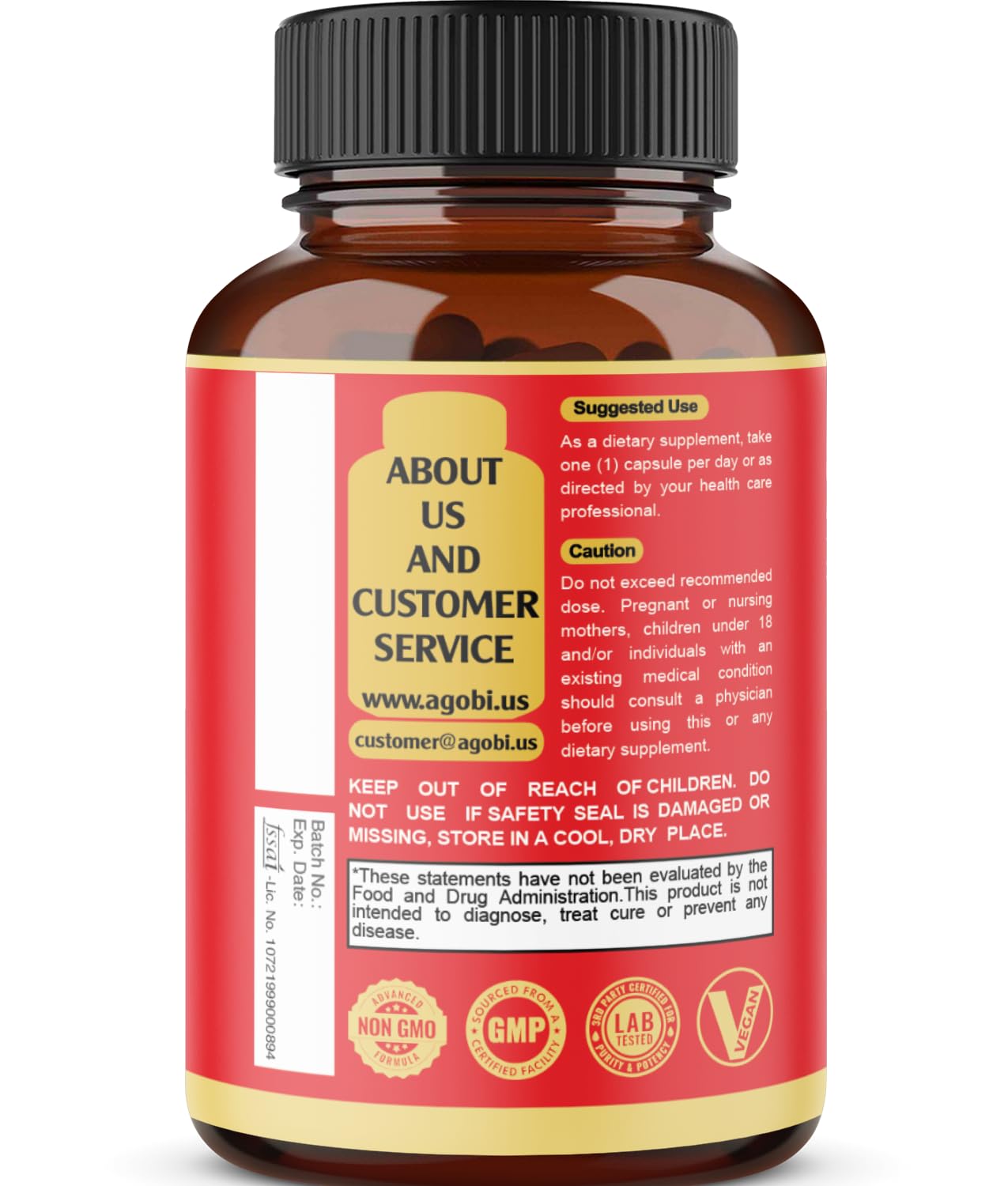 Maca Root Capsules - Supports Natural Health - Energy - Performance & Mood Supplement - Enhanced Blood Flow 3-Month Supply agobiBuy Supplements Australia
