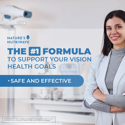 SIGHT EASY - Eye Vitamins & Mineral Supplements with Lutein & Zeaxanthin, Vitamin C, Vitamin E, Zinc and Bilberry for Healthy Vision and Eye Function Support - 60 Capsules, 1 Month Supply Nature’s NutriWaveBuy Supplements Australia