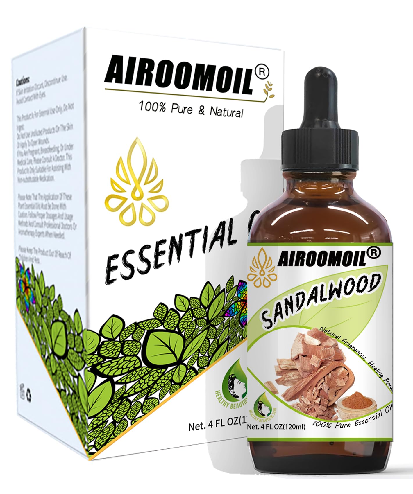 Sandalwood Essential Oil Woodsy Fragrance for Aromatherapy Diffuser Perfume Scents Oil airoomoilBuy Supplements Australia