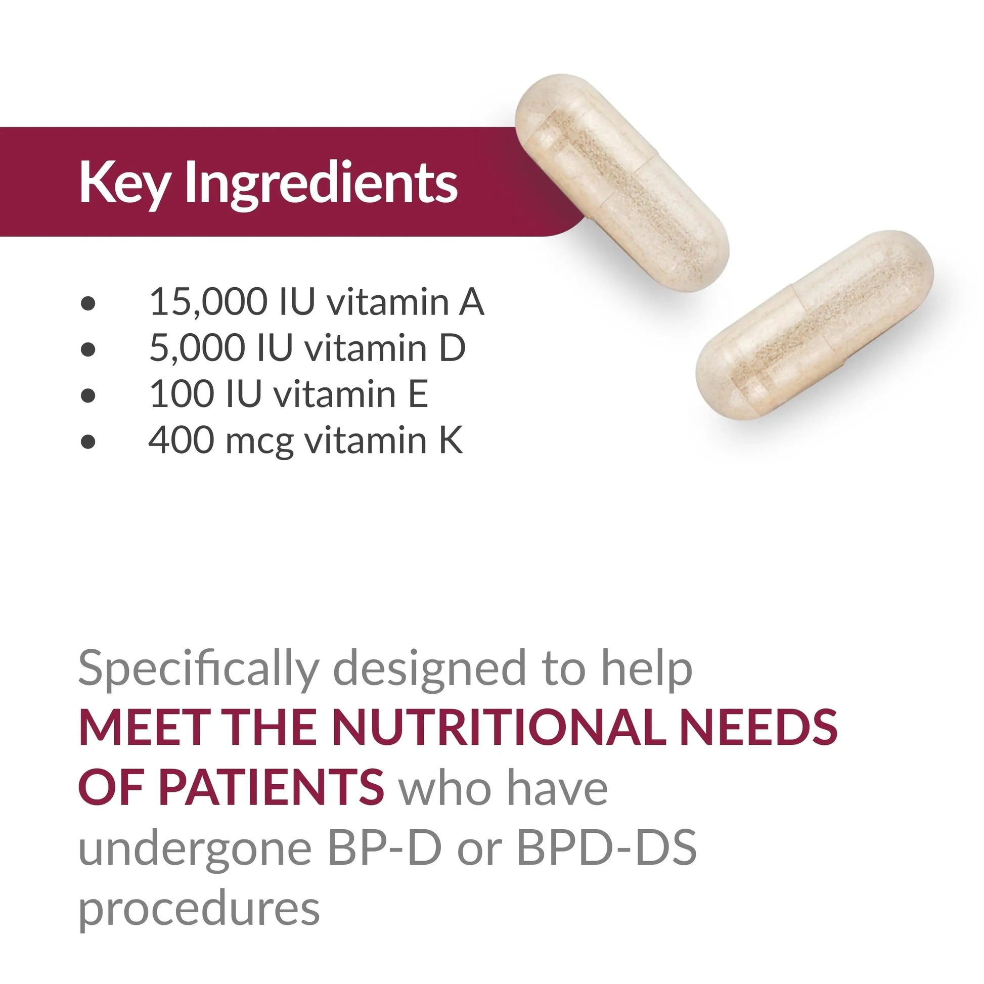 Bariatric Advantage High ADEK Multi - for Bariatric Surgery Patients - Multivitamin with Vitamins A, D, E, K & Trace Minerals Bariatric Advantage