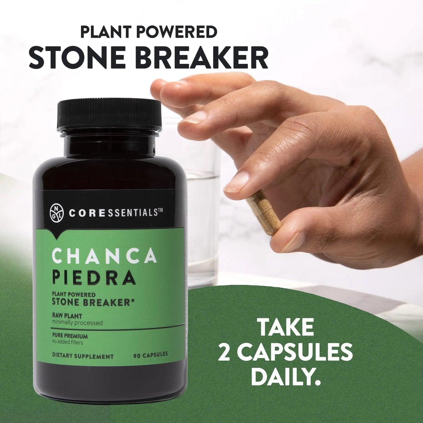 NGL Chanca Piedra Pure Stone Breaker 1,300mg - Kidney, Renal, Gallbladder Support Phyllanthus niruri - All Natural Herbal Detox Urinary Tract, Removes Impurities - 90 Capsules NGLBuy Supplements Australia