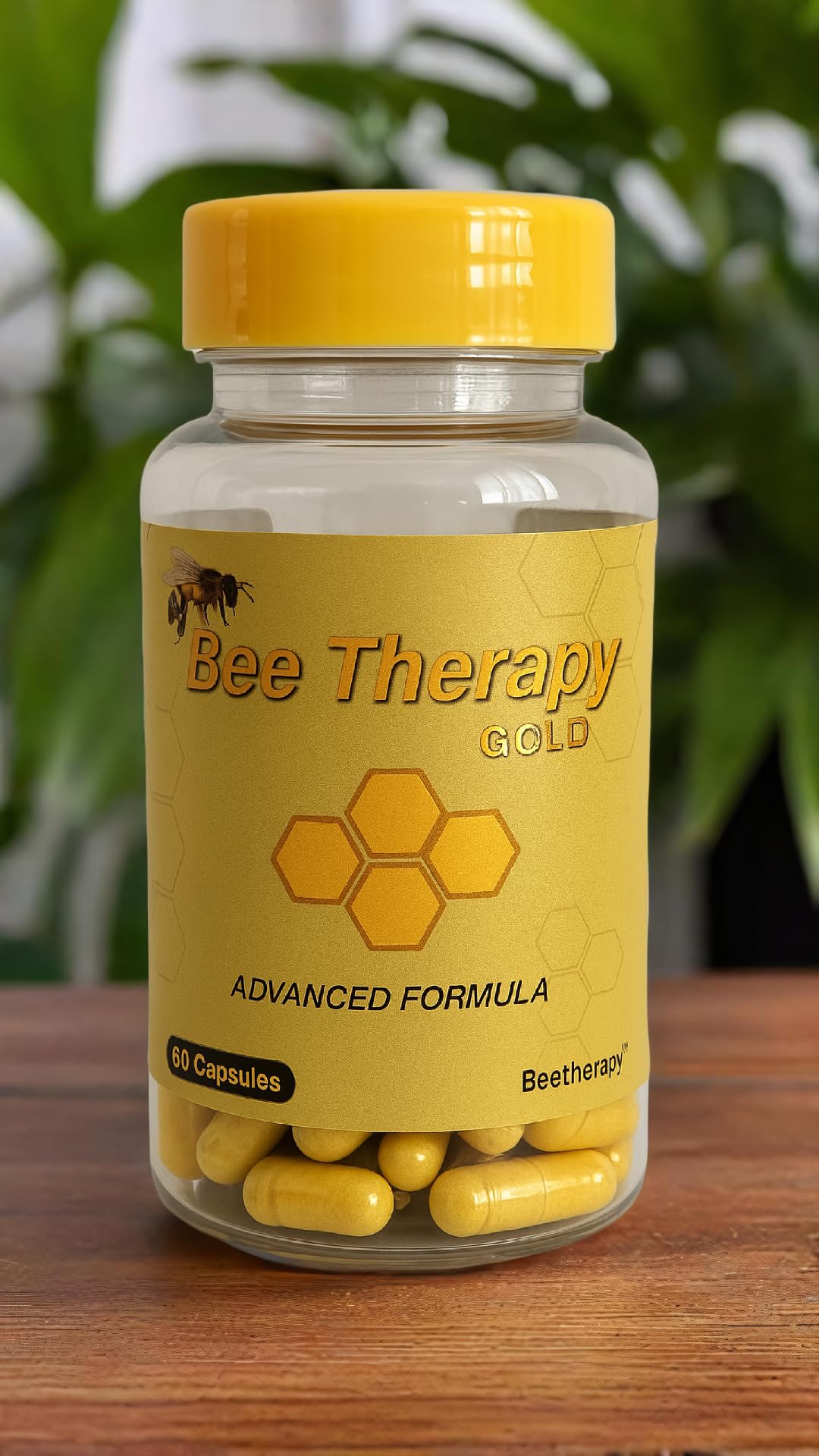 Natural Supplement - Bee Therapy Gold Venom Apitoxin Manuka Honey - Supports Inflammation & Mobility - Neck and Backache - Supports Joints & Muscles- Sprains, Bruises and Strains - Pack 1 60 Capsules Aus HealthcareBuy Supplements Australia