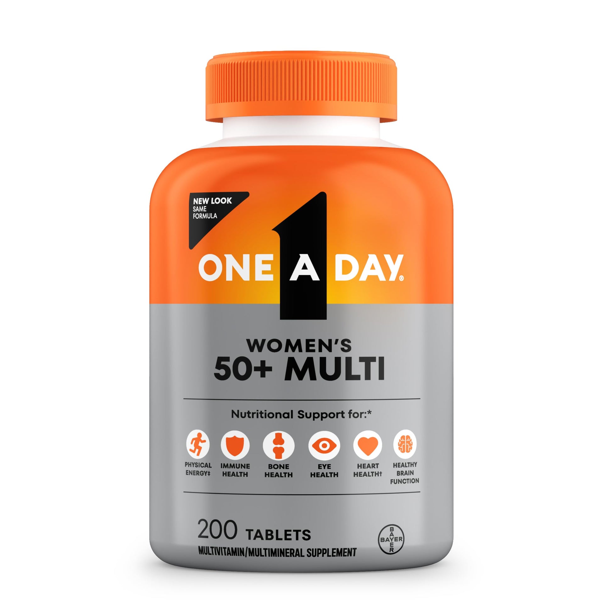 One A Day Multivitamin for Women 50 and Over Tablets, Womens Multivitamin 50 plus with Vitamins D, C, E, Zinc & Biotin, Daily Vitamins ONE A DAYBuy Supplements Australia