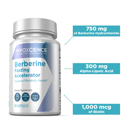 MYOXCIENCE Berberine Fasting Accelerator: Berberine HCL with ALA (Alpha Lipoic Acid) MYOXCIENCEBuy Supplements Australia