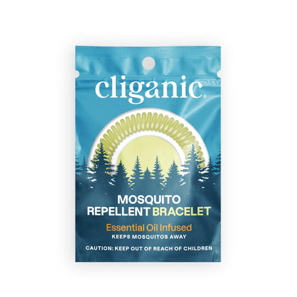 Cliganic 10 Pack Mosquito Repellent Bracelets, DEET-Free Bands, Individuall CliganicBuy Supplements Australia