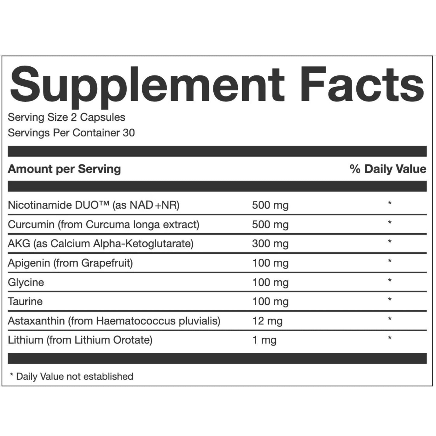 PERPETUA.LIFE AEON Longevity Complex White, Supplement with Curcumin, NMN (Nicotinamide Mononucleotide), AKG, Glycine & Taurine, Supports Healthy Aging, Energy & Immune System, Vegan, 60 Capsules PERPETUA.LIFEBuy Supplements Australia