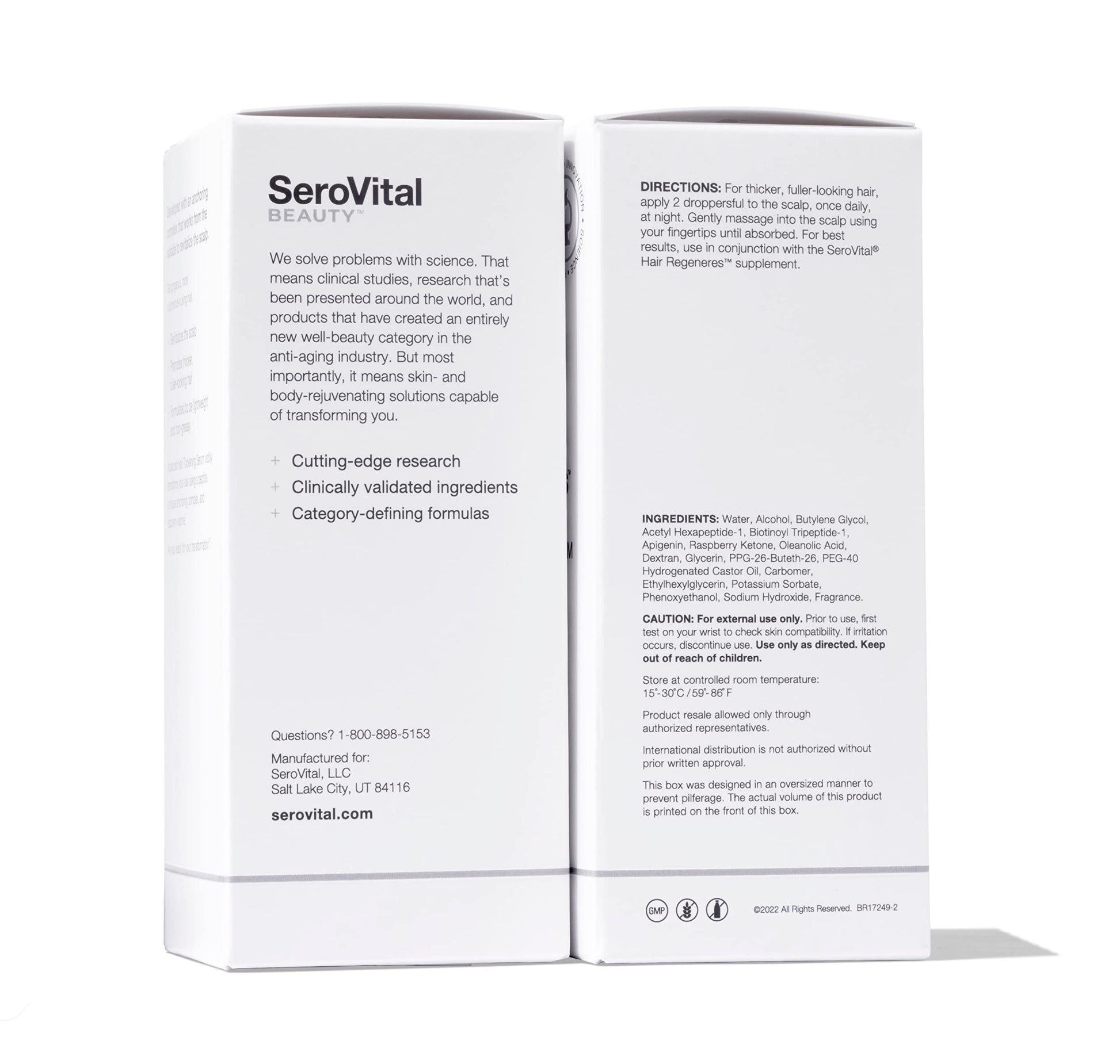 Serovital Advanced Hair Thickening Serum, 2 Oz SerovitalBuy Supplements Australia