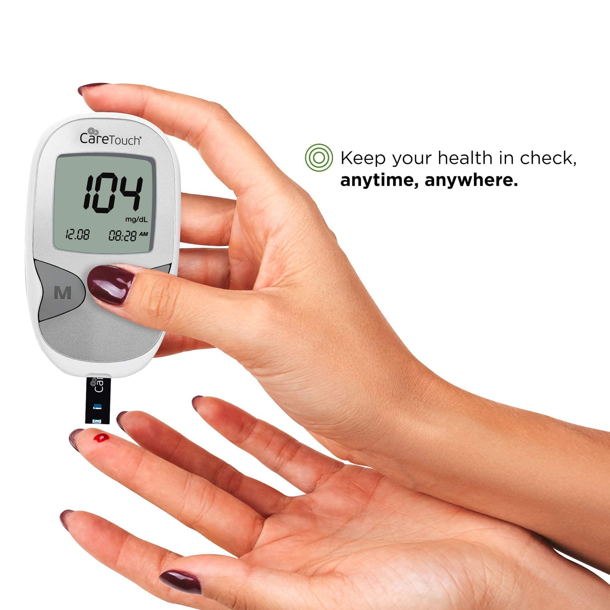 Care Touch Blood Glucose Meter Kit - Diabetes Testing Kit with Glucometer Care TouchBuy Supplements Australia