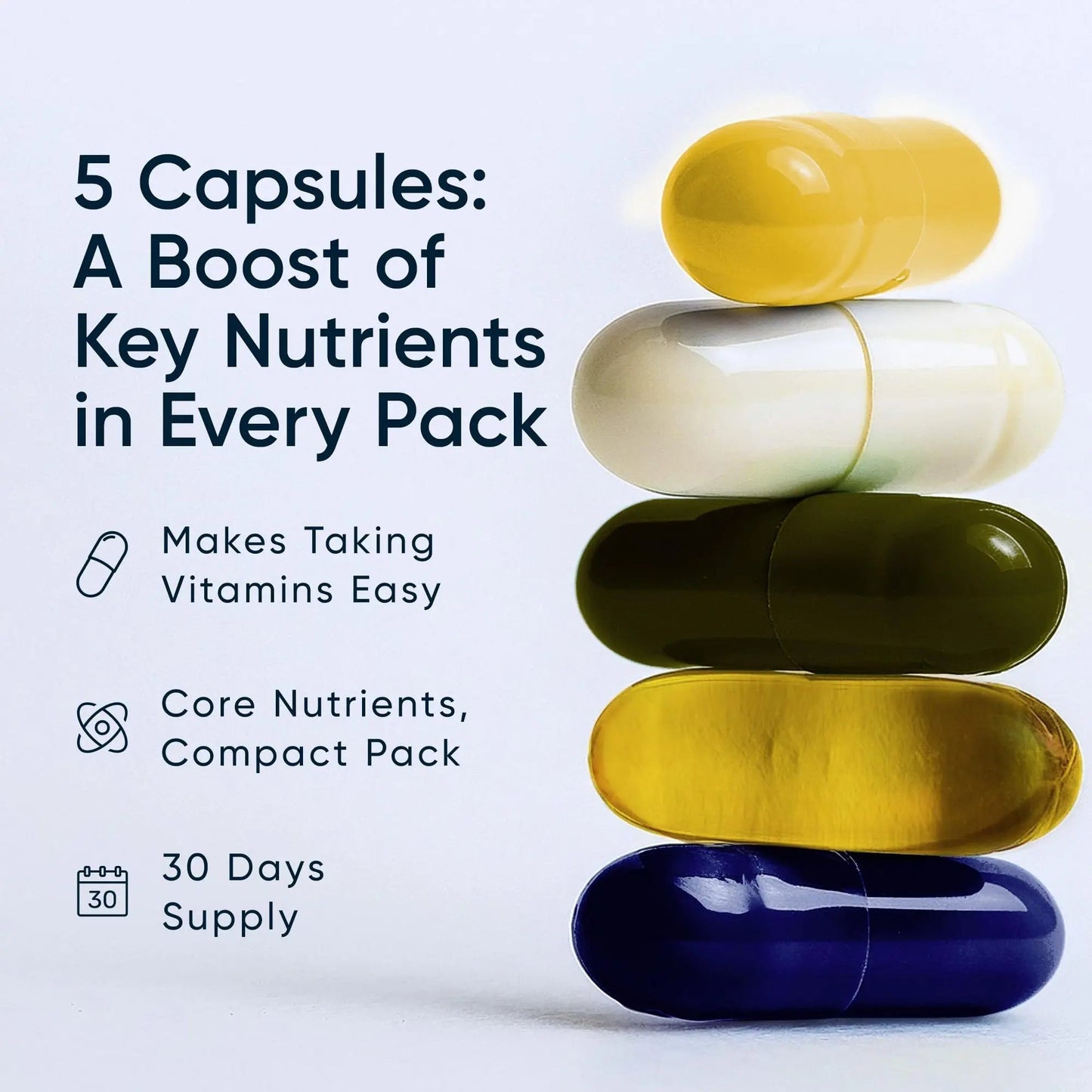 Daily Vitamin Packs for Men & Women – Immune, Energy & Heart Support with Vitamin D3, Omega-3, Probiotics, Methyl B12 & Vitamin C Planet 3Buy Supplements Australia