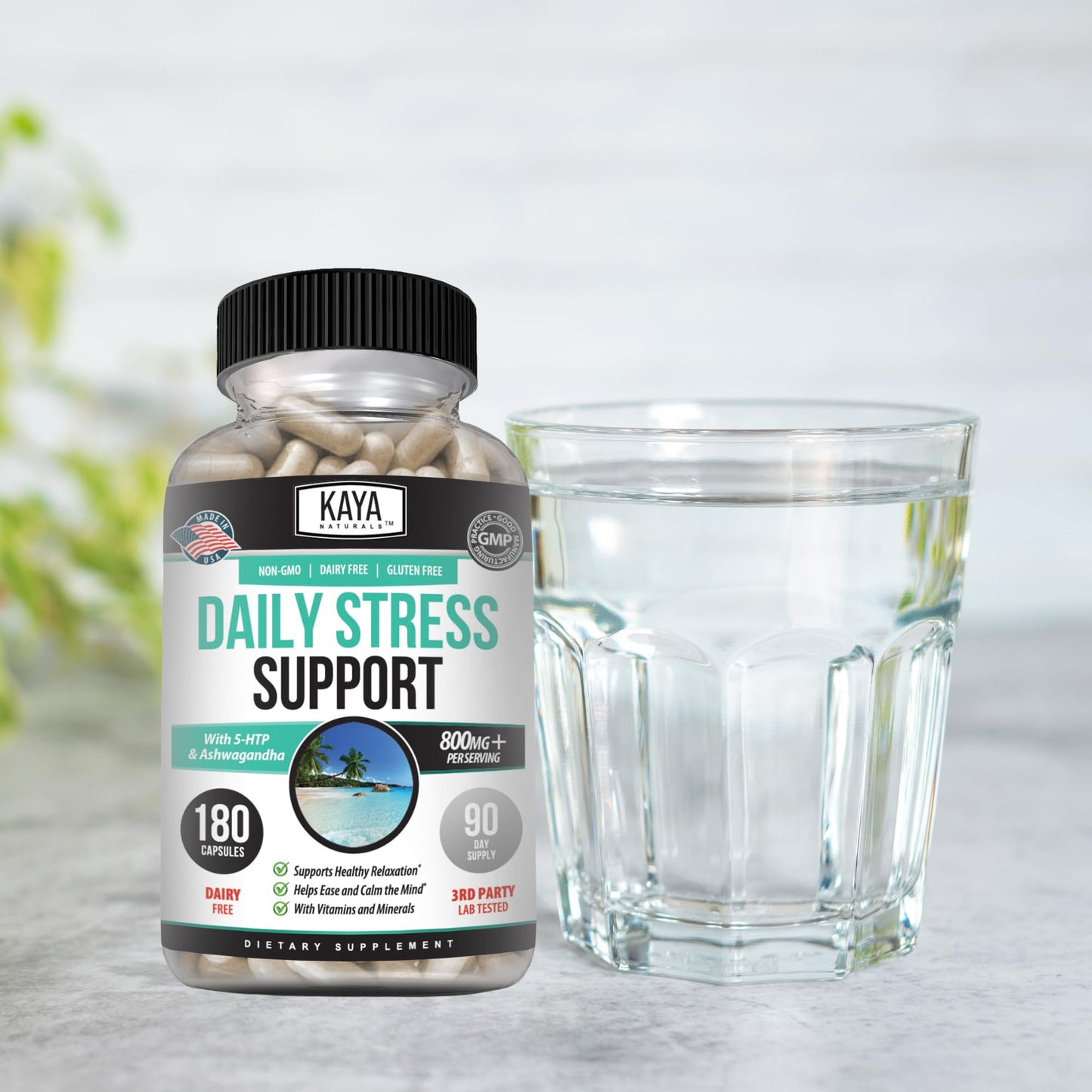 Kaya Naturals - Natural Herbal Support Vitamin Supplement are Designed to Help You find Balance and Relaxation in Your Daily Routine - Vitamin Supplement - 180 Capsules Kaya NaturalsBuy Supplements Australia
