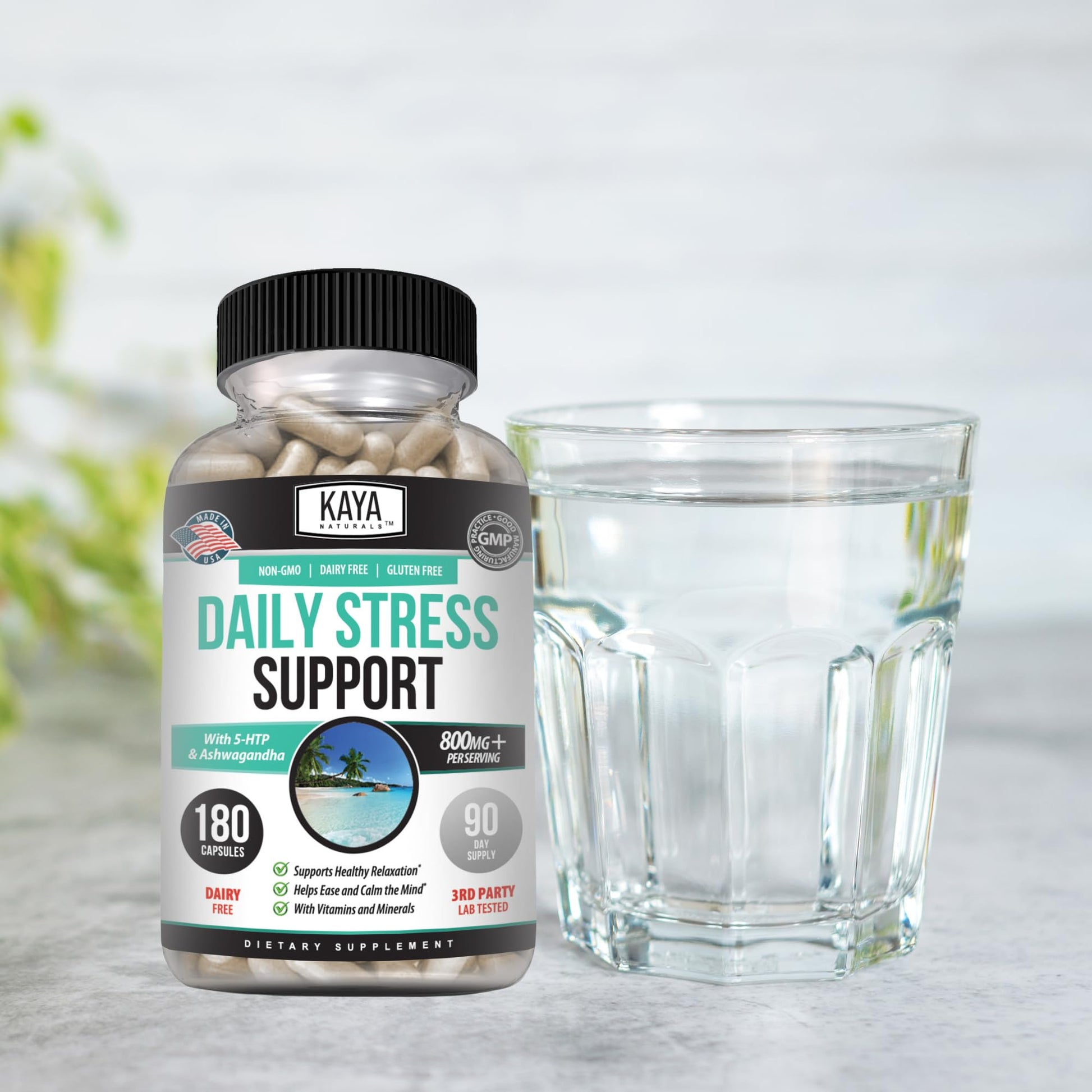Kaya Naturals - Natural Herbal Support Vitamin Supplement are Designed to Help You find Balance and Relaxation in Your Daily Routine - Vitamin Supplement - 180 Capsules Kaya NaturalsBuy Supplements Australia