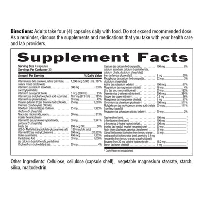 Country Life Max for Vegans - 120 Vegan Capsules - Daily Multivitamins - Immune Support Supplement - Contains Vitamin B12, Iron, Amino Acids, Coenzyme B Vitamins - Gluten-Free Country LifeBuy Supplements Australia