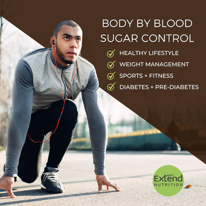 Extend Nutrition Diabetic Snacks for Sugar Control, Low Carb, Low Sugar, Low Calorie Snacks Extend BarBuy Supplements Australia