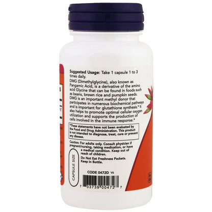 Now Foods DMG 125mg, 100 Caps NOW Foods