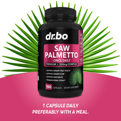 Saw Palmetto for Women Hair Loss - DHT Blocker for Women Hair Growth Plus Bladder DR. BOBuy Supplements Australia