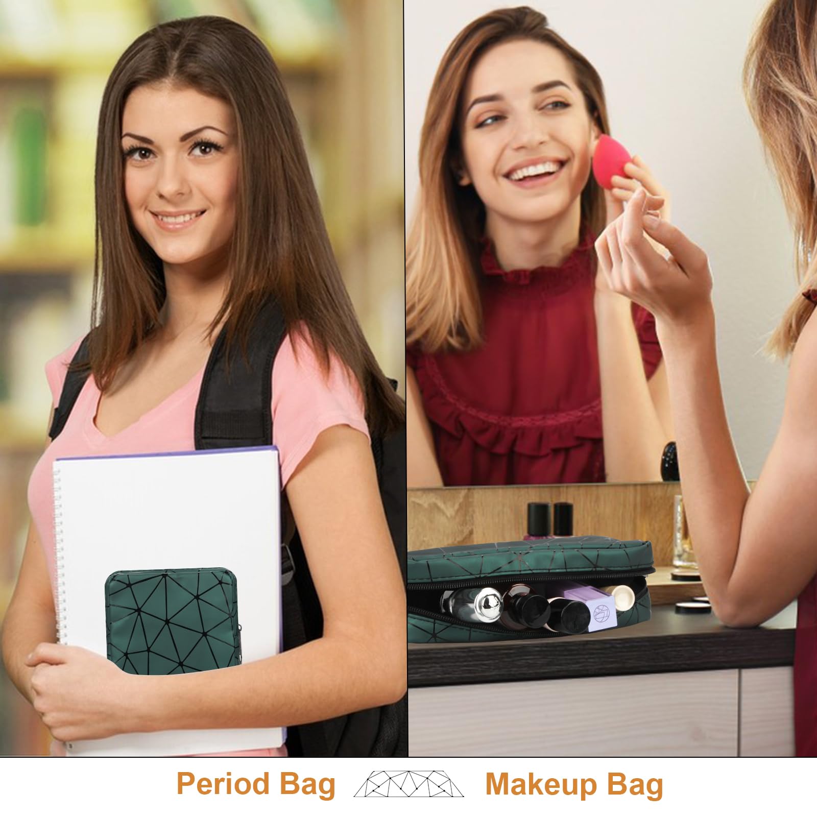 Likesing Sanitary Napkin Storage Bag, Leather First Period Kit for Girls 9-12, Portable Tampon Menstrual LikesingBuy Supplements Australia