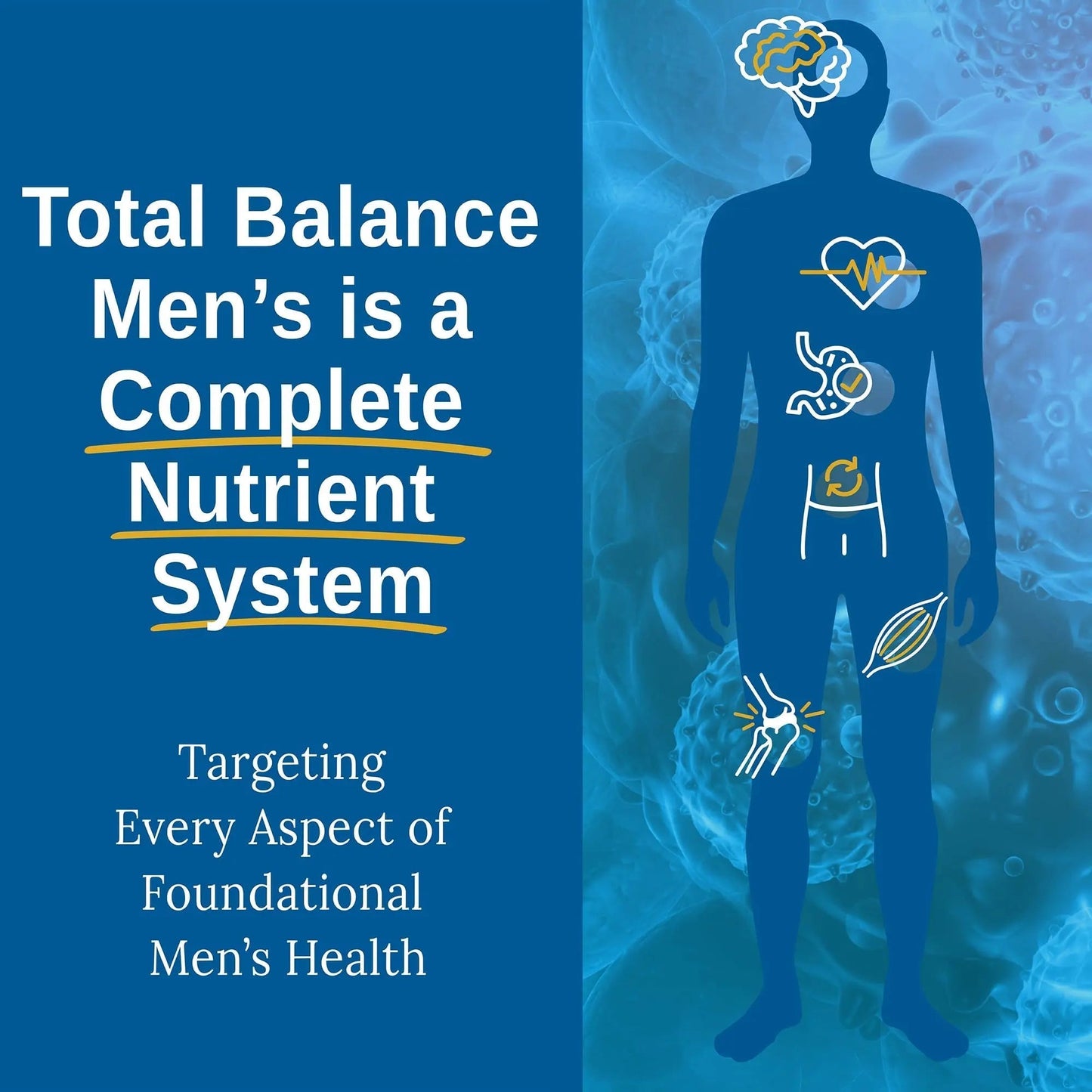 Xtendlife Total Balance Men’s Multivitamin for Immune, Heart, Digestive & Cellular Health - Daily Support Xtendlife