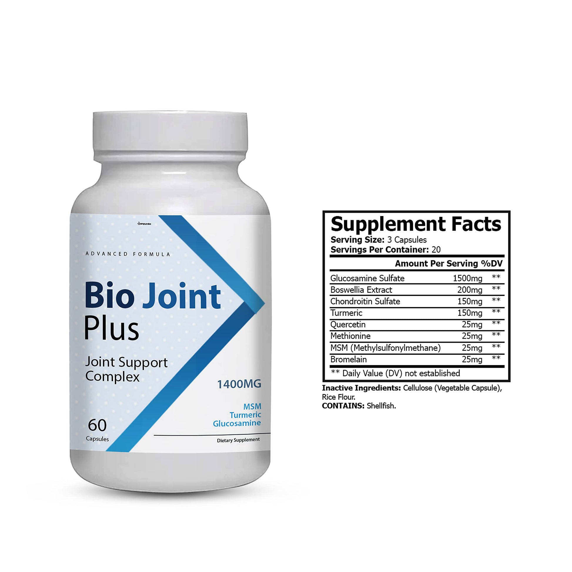 Joint Bio Plus Advanced Formula Supplement (2 Packs) 60 Days Supply SampurakaBuy Supplements Australia