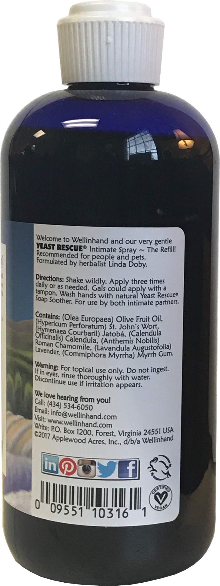 Yeast Rescue® Treatment 16 fl.oz. Refill - Economy Size Well-In-HandBuy Supplements Australia