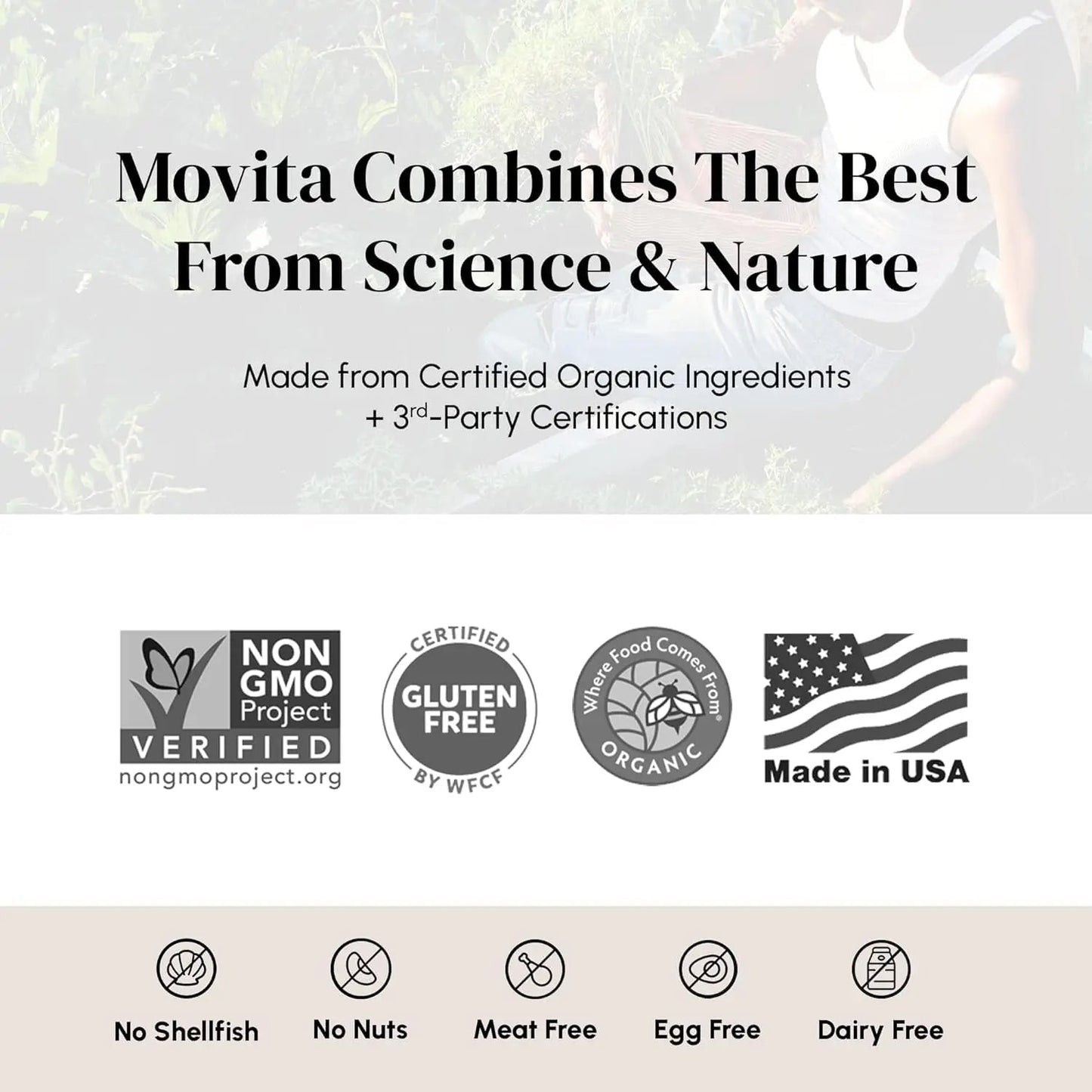 Movita Women’s Daily Multivitamin - Organic Fermented Whole Foods for Enhanced Energy, Immunity & Vitality - Vegan MovitaBuy Supplements Australia