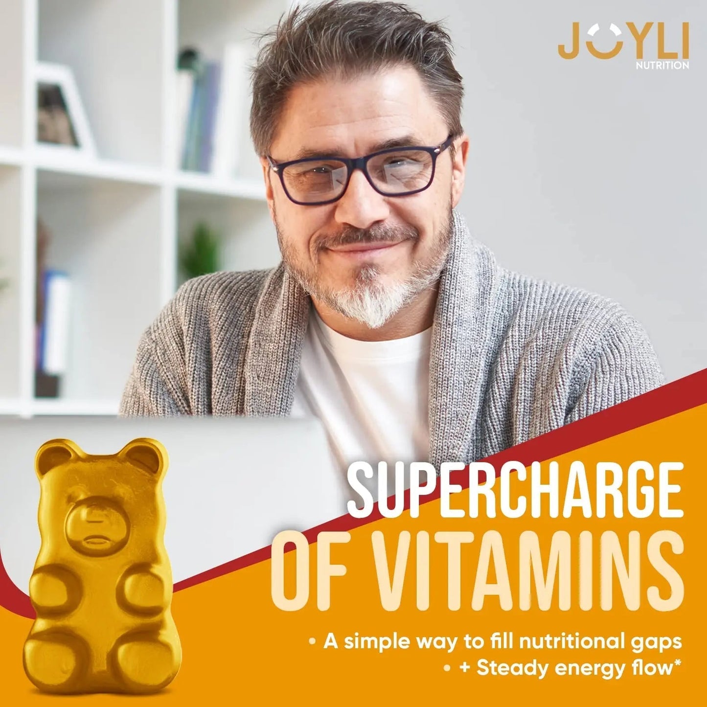 Joyli Superfruit Gummies - Sugar-Free Fruit Multivitamin Gummies for Adults - Natural JOYLI NutritionBuy Supplements Australia