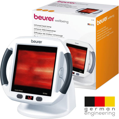 Beurer IL50 Infrared Heat Lamp Heated Red Light Therapy Lamp for Body, Face, Sinuses, & Skin - Effective BeurerBuy Supplements Australia