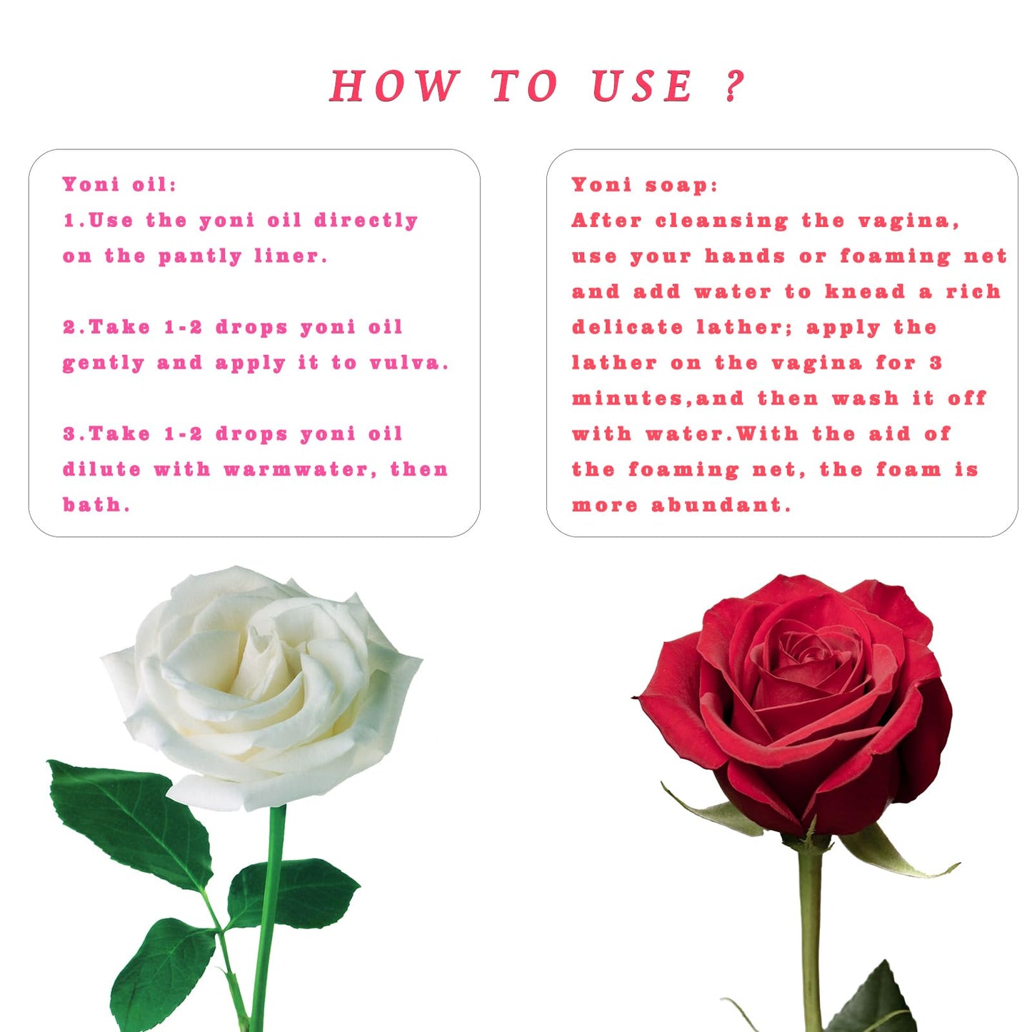 2Pcs Strawberry Yoni Bars and Yoni Oil Set for Feminine Wash, Yoni Wash for Cleanse Vaginal Balance PH tovaginshBuy Supplements Australia