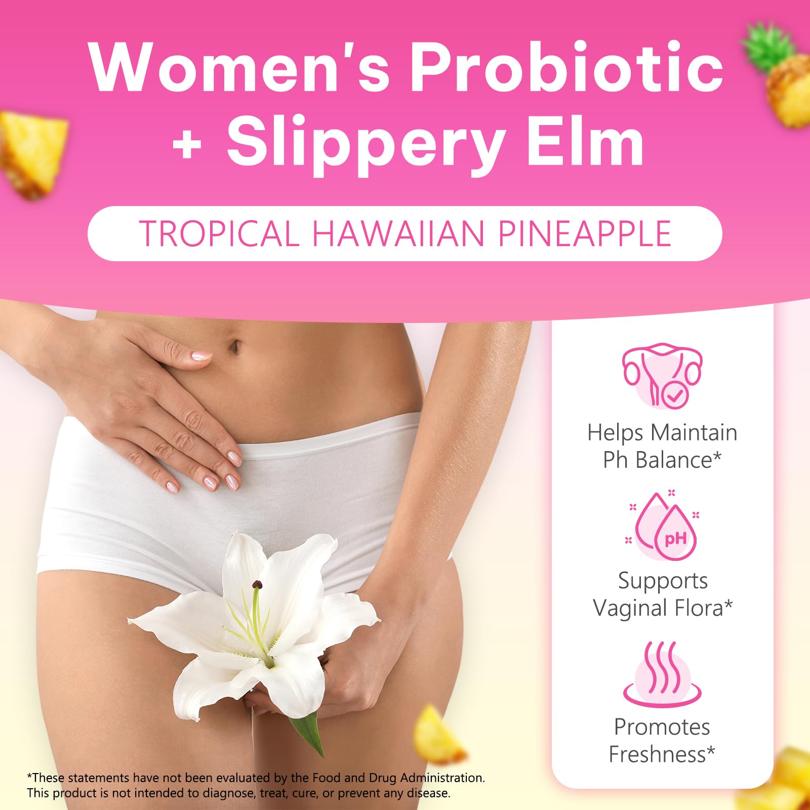 Beyxdu Probiotics for Women Gummies with Slippery Elm Feminine Balance Gummies for Women Vaginal Probiotics with Prebiotics & Lactobacillus Probiotic Blend Vaginal Odor & Vaginal Flora 120Gummy BeyxduBuy Supplements Australia