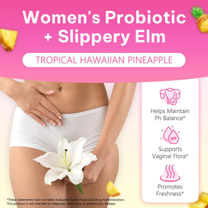 Beyxdu Probiotics for Women Gummies with Slippery Elm Feminine Balance Gummies for Women Vaginal Probiotics with Prebiotics & Lactobacillus Probiotic Blend Vaginal Odor & Vaginal Flora 60Gummy BeyxduBuy Supplements Australia