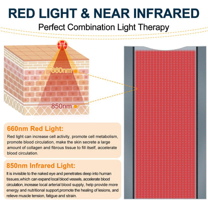 Red Light Therapy for Body - Full Body Red Light Therapy Mat, 71.0x33.33in, 2570Pcs KaoudtBuy Supplements Australia
