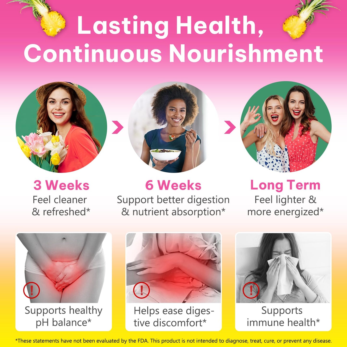Beyxdu Probiotics for Women Gummies with Slippery Elm Feminine Balance Gummies for Women Vaginal Probiotics with Prebiotics & Lactobacillus Probiotic Blend Vaginal Odor & Vaginal Flora 120Gummy BeyxduBuy Supplements Australia