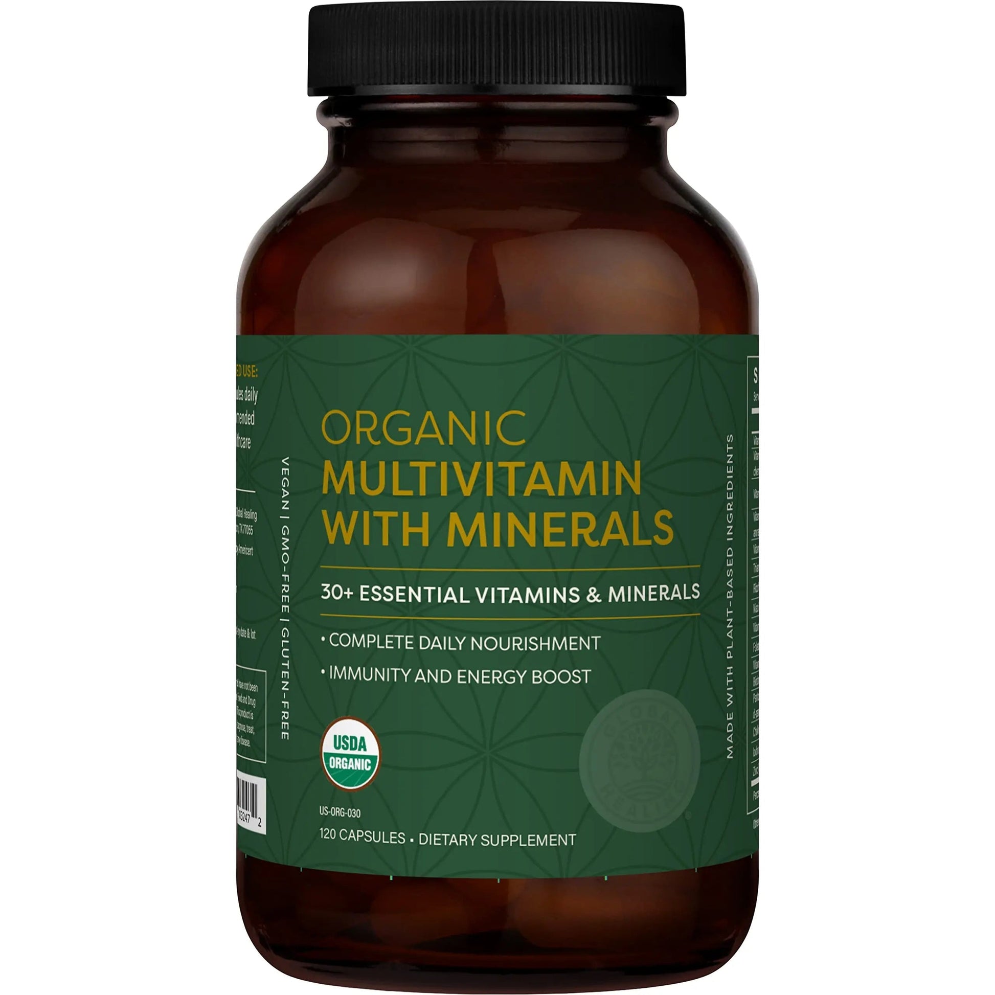Global Healing Center - USDA Organic Multivitamin for Women & Men - Vitamins Include A, C, D, & More for Your Overall Health & Wellness Needs Global Healing CenterBuy Supplements Australia
