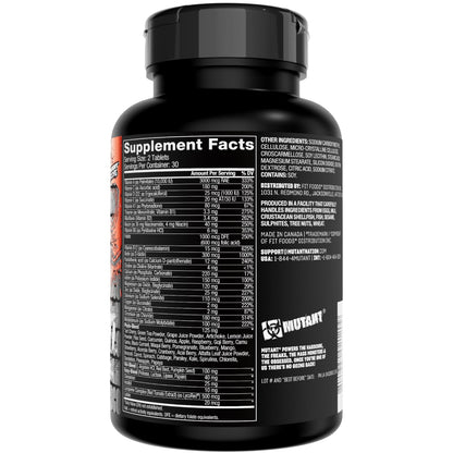 Mutant Multi - High Potency Vitamins with 75+ Ingredients Specifically Formulated for Heavy Lifting, 60 Tablets MutantBuy Supplements Australia