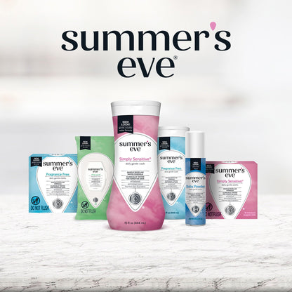 Summer's Eve Feminine Wipes, Simply Sensitive, 5 Count Trial & Travel Size, 24 Pack Summer's EveBuy Supplements Australia