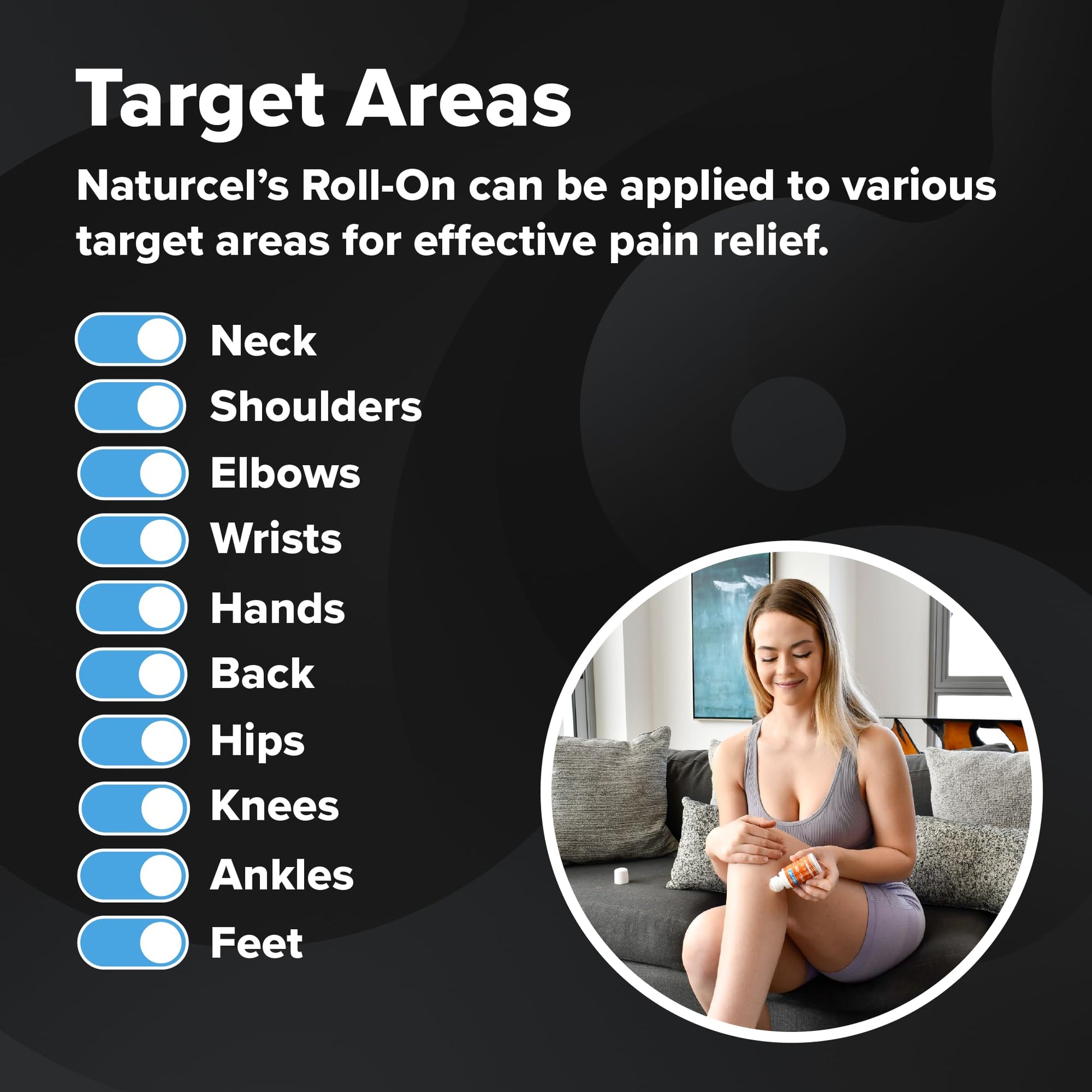Naturcel Sport Roll-On, 2FL OZ, Topical Reliever for Aches and Pains of Muscles and Joints, Cooling, Fast Acting, Mess Free Massage Roller, Colorless NaturcelBuy Supplements Australia