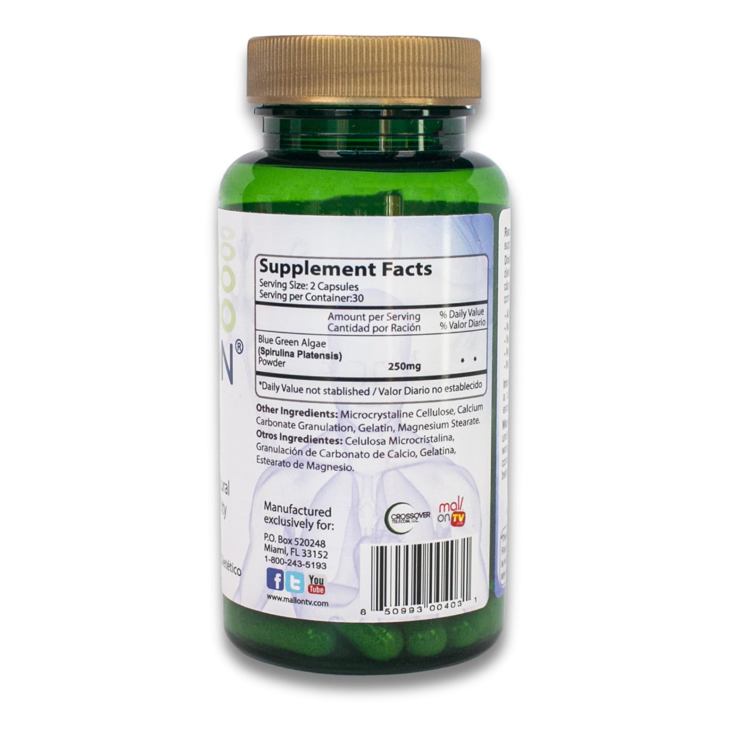 Bioxtron Natural AFA Stem Cell Supplement - Joint Support & Muscle Pain - Immune System Support - Support Energy Levels - Natural Blue Green Algae Spirulina - Pack of 2-120 Caps BioxtronBuy Supplements Australia